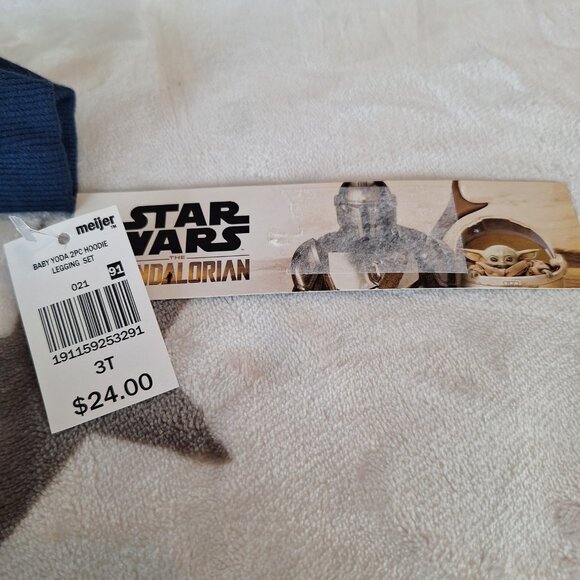 Licensed Star Wars "The Force is‎ Strong" Girl Set Toddler Hoodie Legging 3T - Picture 3 of 9